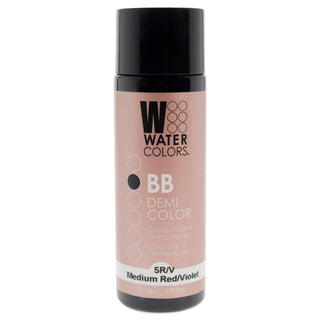 Watercolors BB Demi-Permanent Hair Color - 5RV Medium Red Violet by Tressa for Unisex - 2 oz Hair Color