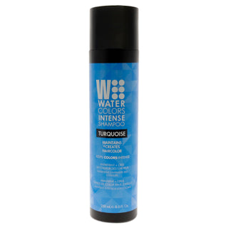 Watercolors Intense Shampoo - Turquoise by Tressa for Unisex - 8.5 oz Shampoo