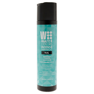 Watercolors Intense Shampoo - Teal by Tressa for Unisex - 8.5 oz Shampoo