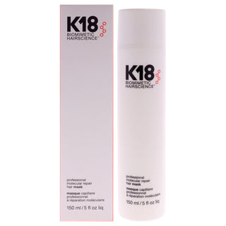 Professional Molecular Repair Hair Mask by K18 Hair for Unisex - 5 oz - Hair Masque