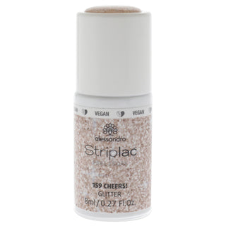 Striplac Peel or Soak Glitter - 159 Cheers by Alessandro for Women - 0.27 oz Nail Polish