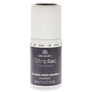 Striplac Peel or Soak Shimmer - 140 Good Night Universe by Alessandro for Women - 0.27 oz Nail Polish