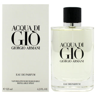 Acqua Di Gio by Giorgio Armani for Men - 4.2 oz EDP Spray (Refillable)