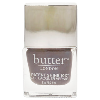 Butter London Patent Shine 10X Nail Lacquer in Mink Grey - Long-Lasting Nail Polish for Women