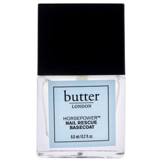 Butter London Horse Power Nail Rescue Base Coat for Women - 0.2 oz Nail Treatment