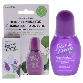 Just a Drop Odor Eliminator - Refreshing Spring Drop for Unisex - 0.5 oz Drops for Fresh and Clean Air