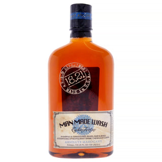 Get the Ultimate Grooming Experience with 18.21 Man Made 3-In-1 Absolute Mahogany Wash for Men - Shampoo, Conditioner, and Body Wash in One