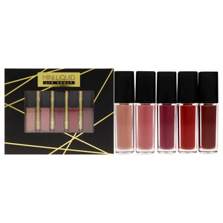Get Glam with Mini Liquid Lip Vault: 5 Gorgeous Lipsticks in 0.19 oz Size