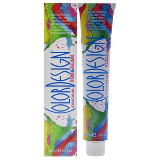 Fun and Glam Demi-Permanent Hair Color - Candy Pink by ColorDesign for Unisex - 3.4 oz Hair Color