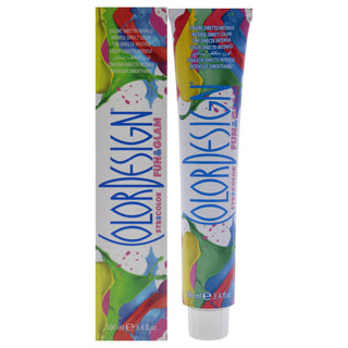 Fun and Glam Demi-Permanent Hair Color - Extreme Red by ColorDesign for Unisex - 3.4 oz Hair Color