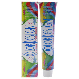 Fun and Glam Demi-Permanent Hair Color - Clear Gloss by ColorDesign for Unisex - 3.4 oz Hair Color