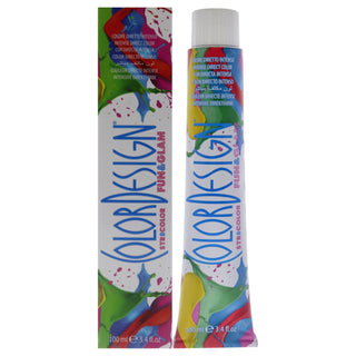 Fun and Glam Demi-Permanent Hair Color - Fresh Orange by ColorDesign for Unisex - 3.4 oz Hair Color