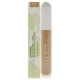 Even Better All-Over Concealer Plus Eraser - CN 58 Honey by Clinique for Women - 0.2 oz Concealer