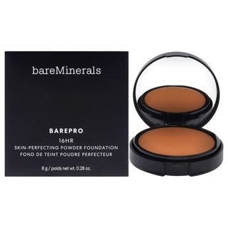 bareMinerals Barepro 16HR Skin Perfecting Powder Foundation - 45 Medium Deep Warm for Women - 0.28 oz Foundation