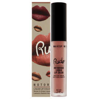 Notorious Liquid Lip Color - False Hope by Rude Cosmetics for Women - 0.1 oz Lipstick