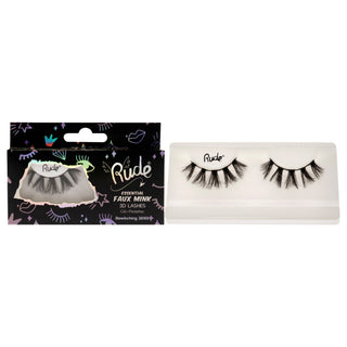 Rude Cosmetics Essential Faux Mink 3D Lashes - Bewitching for Women - 1 Pc Pair