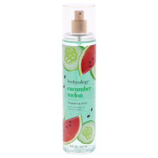 Refresh and invigorate with Bodycology Cucumber Melon Fragrance Mist for Women - 8 oz