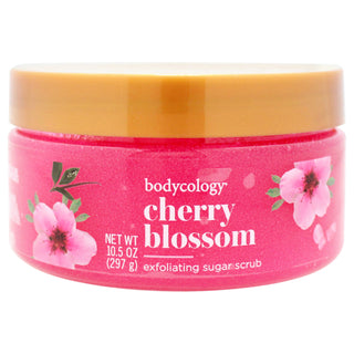 Bodycology Cherry Blossom Exfoliating Sugar Scrub for Women - 10.5 oz Scrub