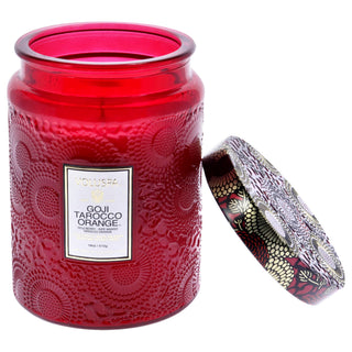 Luxurious Japonica Collection Large Candle by Voluspa - Goji and Tarocco Orange for Unisex - 18 oz