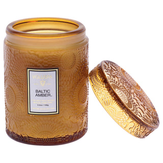 Luxurious Japonica Collection Small Baltic Amber Candle by Voluspa for Unisex - 5.5 oz