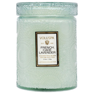 Voluspa Japonica Collection Small French Cade Lavender Candle for Unisex - 5.5 oz