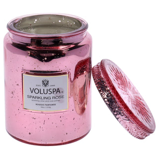 Large Sparkling Rose Candle by Voluspa - Luxurious 18 oz Candle for Unisex
