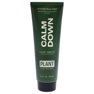 Plant Apothecary Calm Down Body Wash for Unisex - 8.4 oz - Soothing and Relaxing Botanical Shower Gel