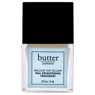 Butter London Mellow The Yellow Nail Brightening Treatment for Women - 0.2 oz Nail Treatment