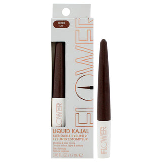 Flower Beauty Liquid Kajal Blendable Eyeliner in Spiced for Women - 0.05 oz