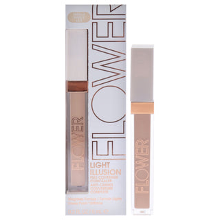 Flower Beauty Light Illusion Full Coverage Concealer - L2.5 Vanilla for Women - 0.2 oz Concealer