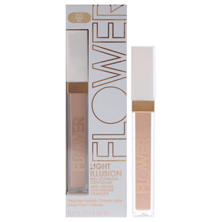 Flower Beauty Light Illusion Full Coverage Concealer in M0 Sand for Women - 0.2 oz Concealer