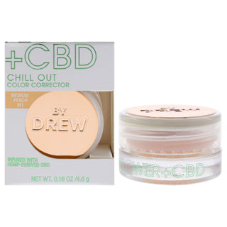 Flower Beauty CBD Chill Out Color Corrector - M1 Medium Peach for Women - 0.16 oz Concealer