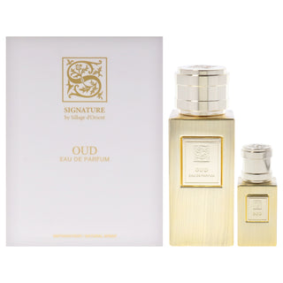 Sillage d'Orient Oud Gift Set for Unisex - 3 Pc Set with EDP Spray and Funnel