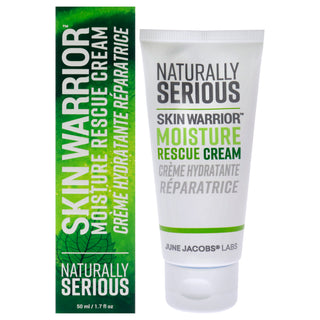 Naturally Serious Skin Warrior Moisture Rescue Cream for Unisex - 1.7 oz Cream