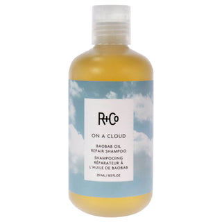 On a Cloud Baobab Oil Repair Shampoo by R+Co for Unisex - 8.5 oz - Moisturizing and Repairing Shampoo for All Hair Types