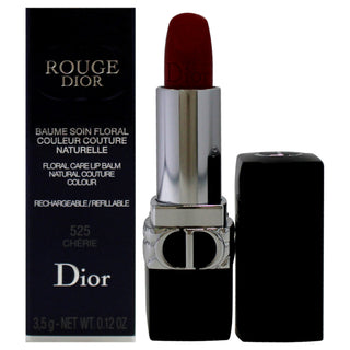 Rouge Dior Floral Care Lip Balm Satin - 525 Cherie by Christian Dior for Women - 0.12 oz Lip Balm (Refillable)