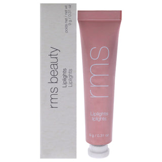 RMS Beauty Liplights Cream Lip Gloss in Bare - Hydrating Lip Gloss for Women - 0.31 oz