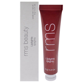 RMS Beauty Liplights Cream Lip Gloss in Rumor for Women - 0.31 oz Lip Gloss