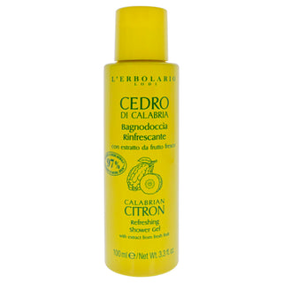 Refreshing Shower Gel - Calabrian Citron by LErbolario for Unisex - 3.3 oz Shower Gel