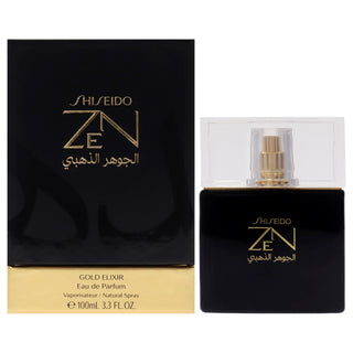 Shiseido Zen Gold Elixir Eau de Parfum Spray for Women - 3.3 oz - Sensual Floral Fragrance