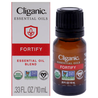 Cliganic Organic Blend Fortify Oil for Unisex- 0.33 oz- All-Natural Hair and Skin Care Solution
