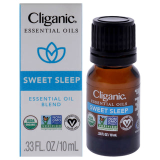 Cliganic Organic Blend - Sweet Sleep Essential Oil for Unisex - 0.33 oz - Promotes Restful Sleep and Relaxation