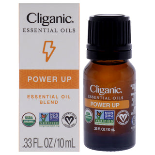Organic Blend - Power Up by Cliganic for Unisex - 0.33 oz Oil - All-Natural Energy Boostарамет for Men and Women