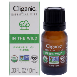 Organic Blend - In The Wild by Cliganic for Unisex - 0.33 oz Oil - Natural and Luxurious skincare formula