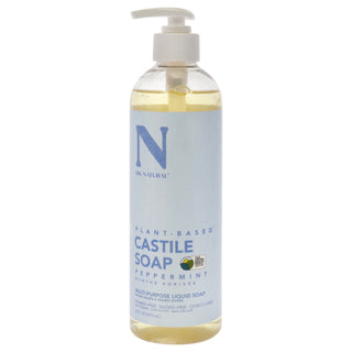 Dr. Natural Castile Liquid Soap - Peppermint: Refreshing 16 oz Soap for Unisex
