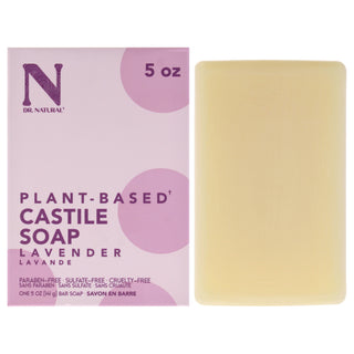 Dr. Natural Castile Bar Soap in Lavender Scent - 5 oz Soap for All Genders
