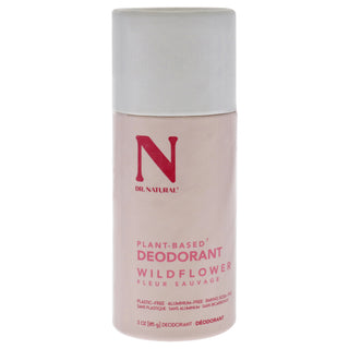 Dr. Natural Wildflower Deodorant Stick - Long Lasting Odor Protection for Men and Women