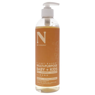 Dr. Natural Multi-Purpose Baby Plus Kids Soap - Almond 16 oz - Gentle and Nourishing Formula for Kids