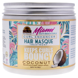 Get Gorgeous Miami South Beach Curls with Okay Women's Curl Enhancing Masque - 17 oz