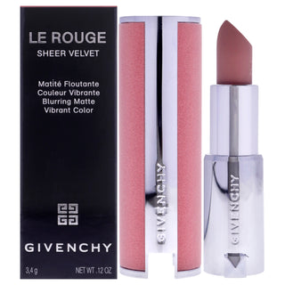 Le Rouge Sheer Velvet Matte Lipstick - 9 Beige Sable by Givenchy for Women - 0.12 oz Lipstick (Refillable)